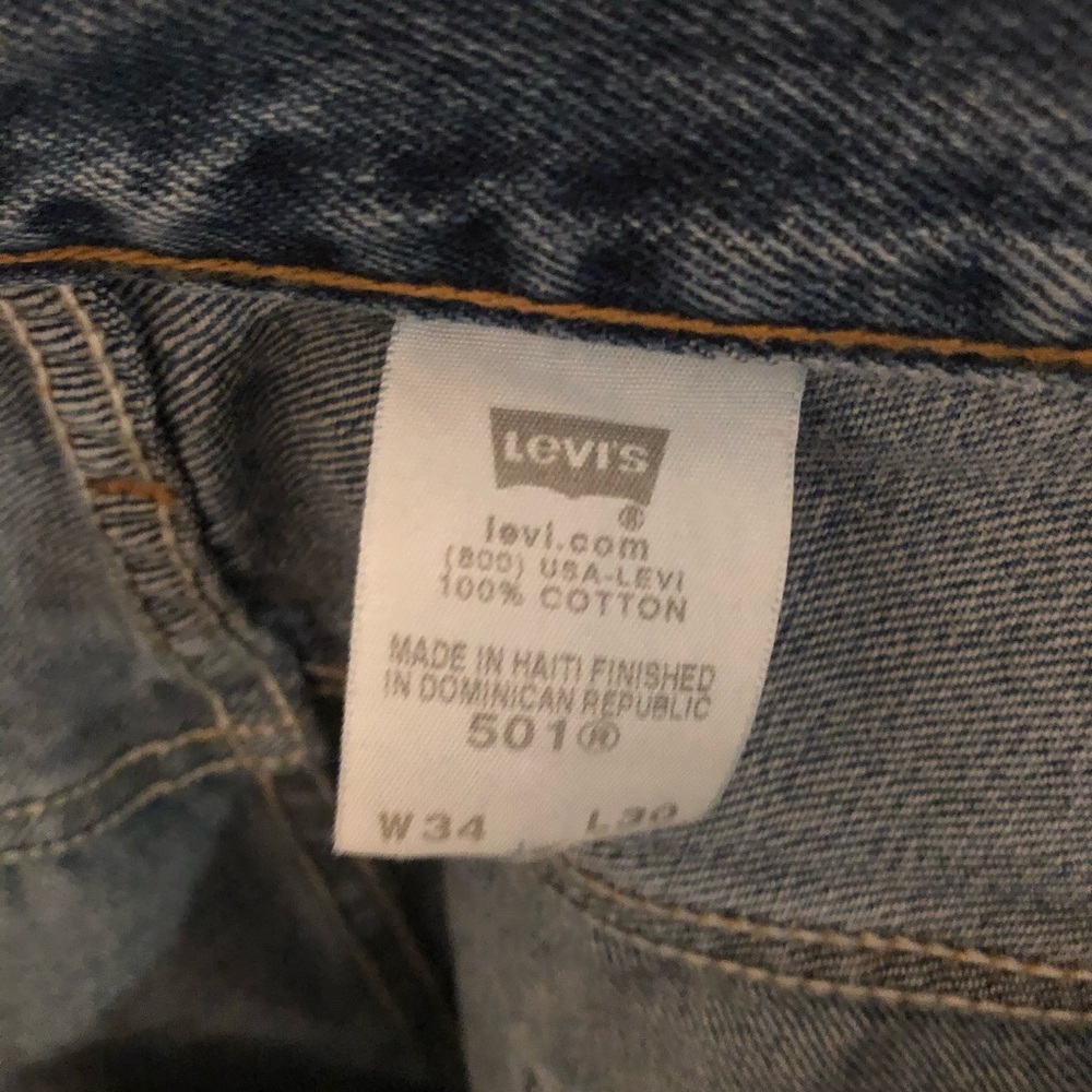 Auth men’s vintage Levi’s denim blue jeans 34 x 30
